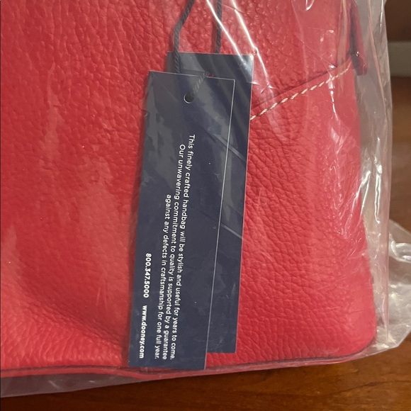 Dooney & Bourke Red Dome Satchel - Picture 5 of 8